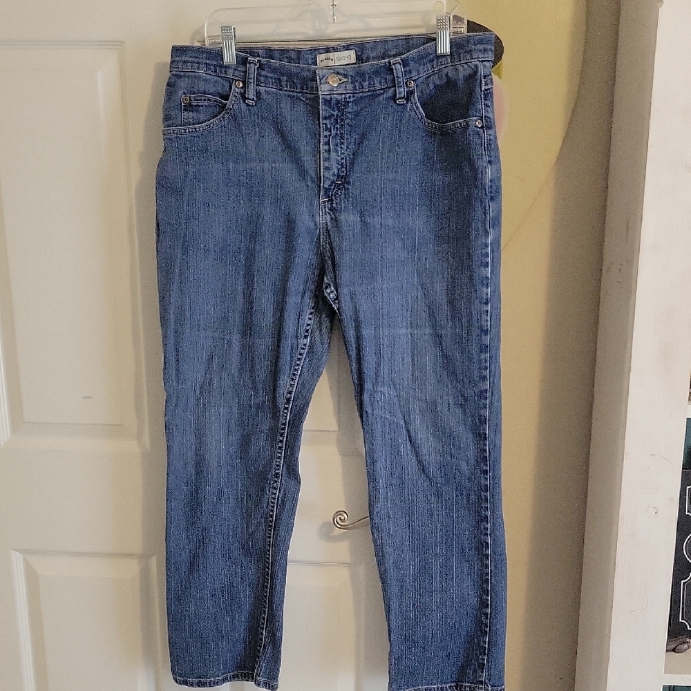 Riders by Lee Sz16P  Light Blue Denim Wide Jeans
